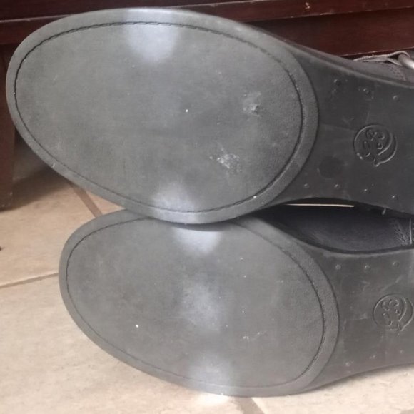 Lucky Brand, full-grain leather, tall black riding boots - Size 8 - Picture 12 of 16